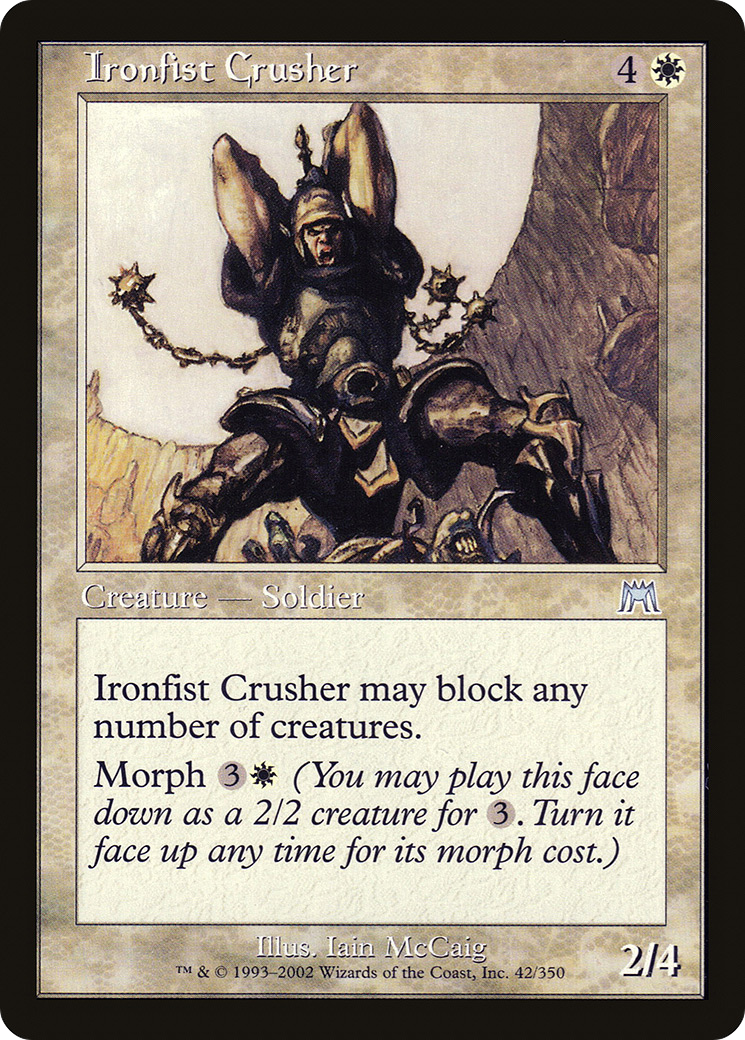 Ironfist Crusher (ONS-042) [Onslaught] MTG Single Wizards of the Coast