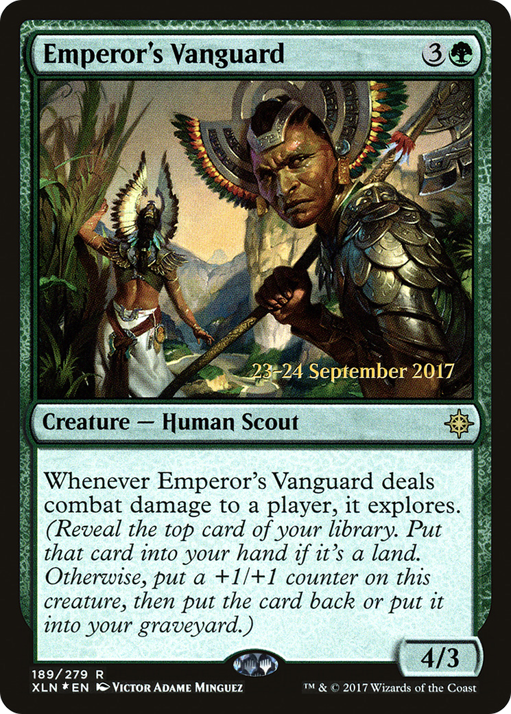 Emperor's Vanguard (PRE-189) [Ixalan Promos] Foil MTG Single Wizards of the Coast