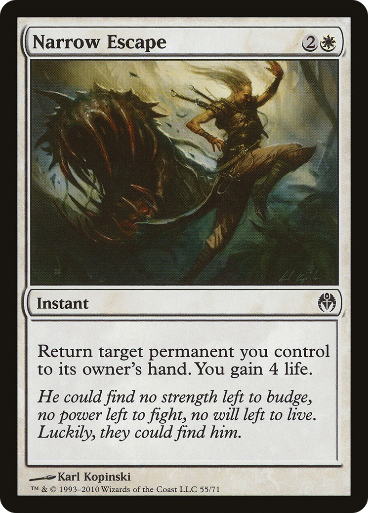 Narrow Escape (DDE-055) [Misc] Duel Decks: Phyrexia vs. the Coalition MTG Single Wizards of the Coast