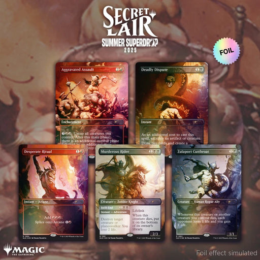 MTG Secret Lair - The Art of Frank Frazetta: The Second Exhibition (Rainbow Foil Edition) MTG Sealed Magic: The Gathering