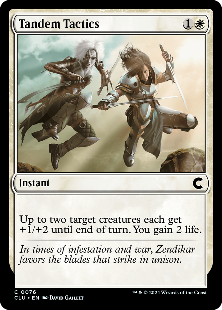 Tandem Tactics (CLU-076) [Ravnica: Clue Edition] MTG Single Wizards of the Coast