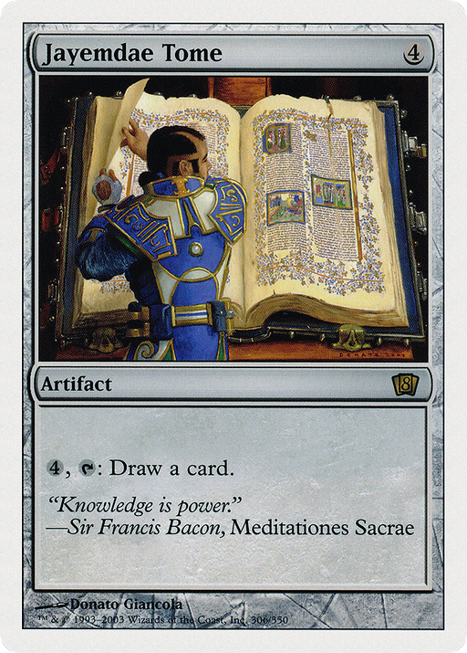 Jayemdae Tome (8ED-306) [8th Edition] MTG Single Wizards of the Coast