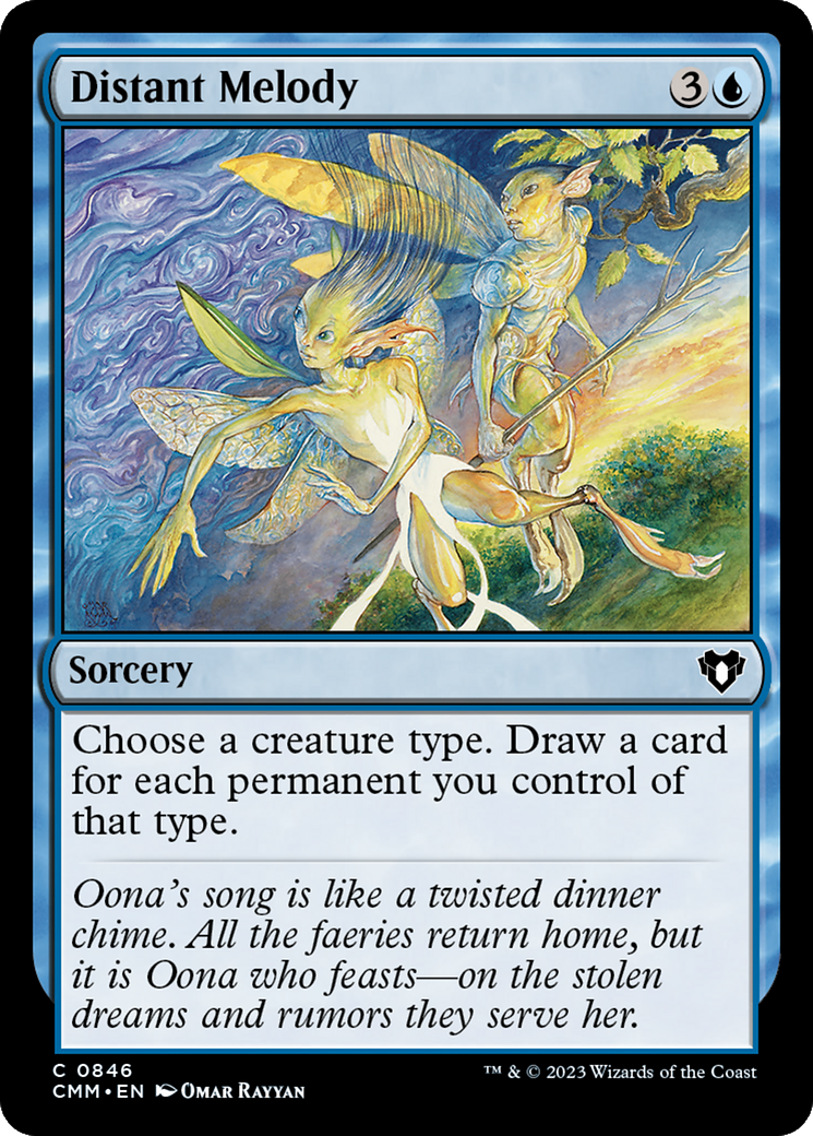 Distant Melody (CMM-846) [Commander Masters] MTG Single Wizards of the Coast
