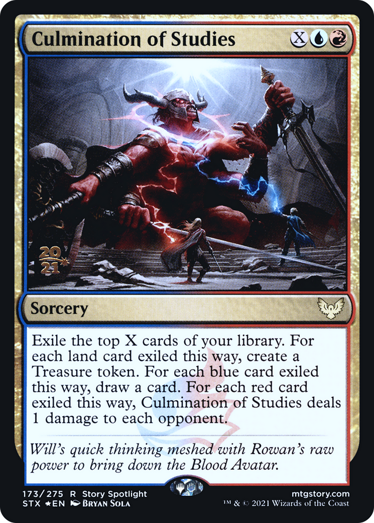 Culmination of Studies (PRE-173S) [Strixhaven: School of Mages Promos] Foil MTG Single Wizards of the Coast