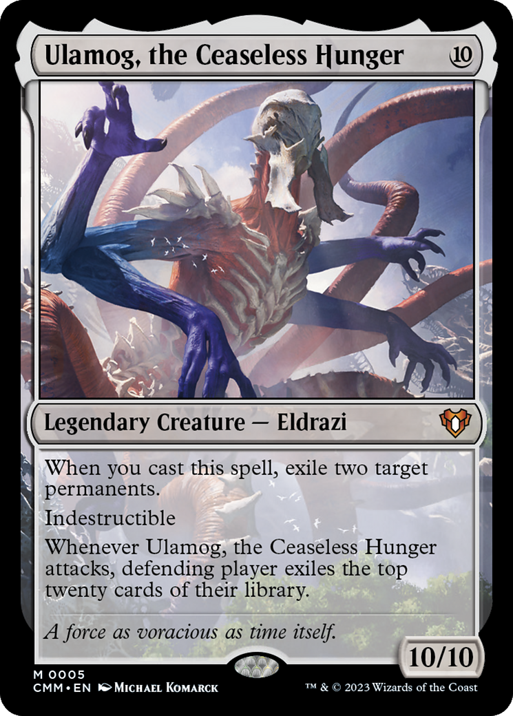 Ulamog, the Ceaseless Hunger (CMM-005) [Commander Masters] MTG Single Wizards of the Coast