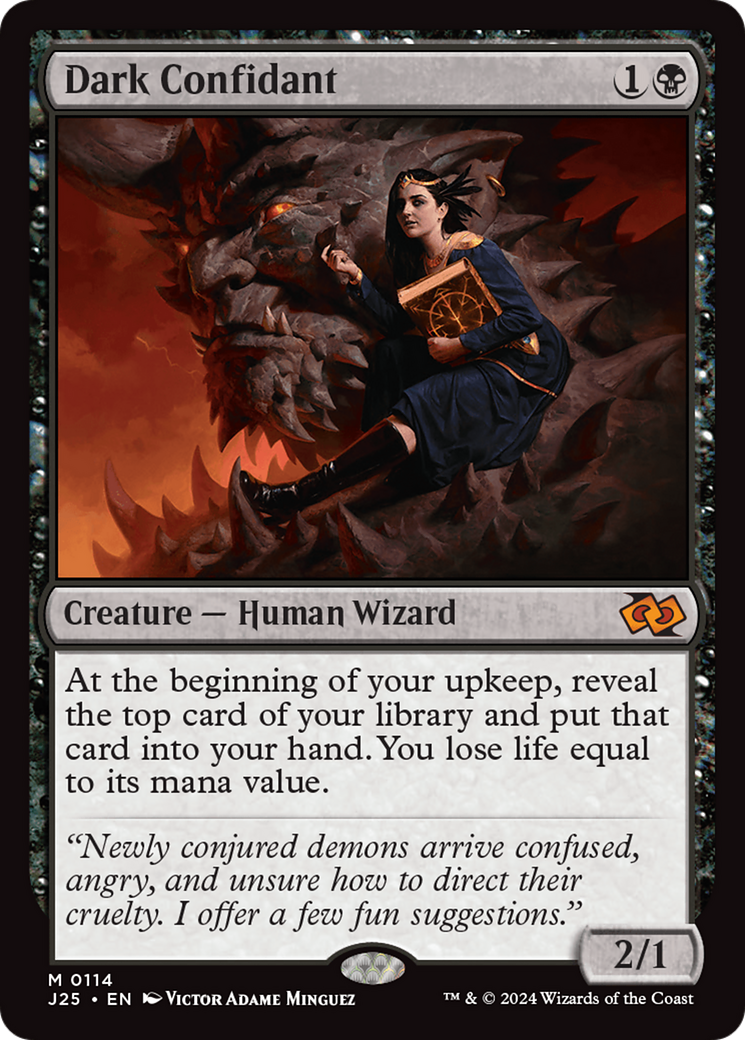 Dark Confidant (J25-114) [Foundations Jumpstart] MTG Single Wizards of the Coast