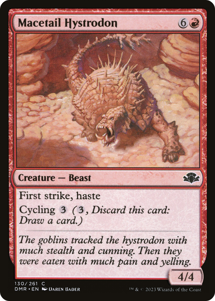 Macetail Hystrodon (DMR-130) [Dominaria Remastered] Foil MTG Single Wizards of the Coast