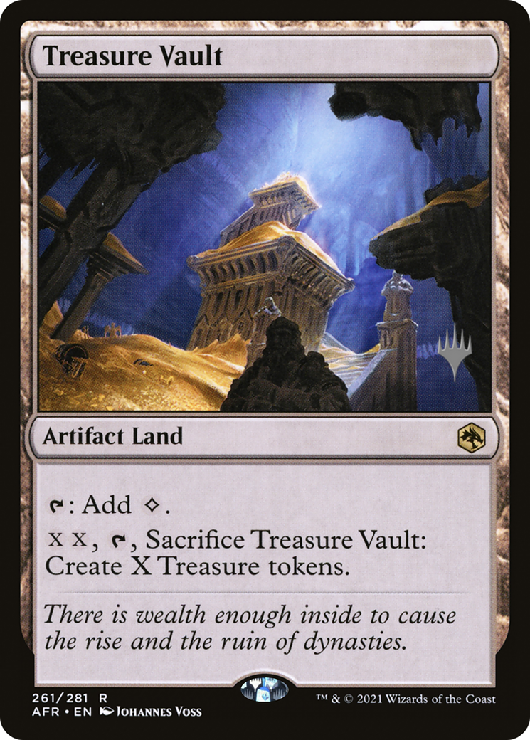 Treasure Vault (PPAFR-261) [Adventures in the Forgotten Realms Promos] MTG Single Wizards of the Coast