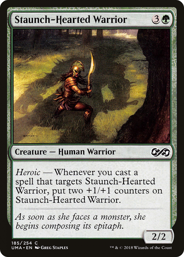 Staunch-Hearted Warrior (UMA-185) [Ultimate Masters] MTG Single Wizards of the Coast