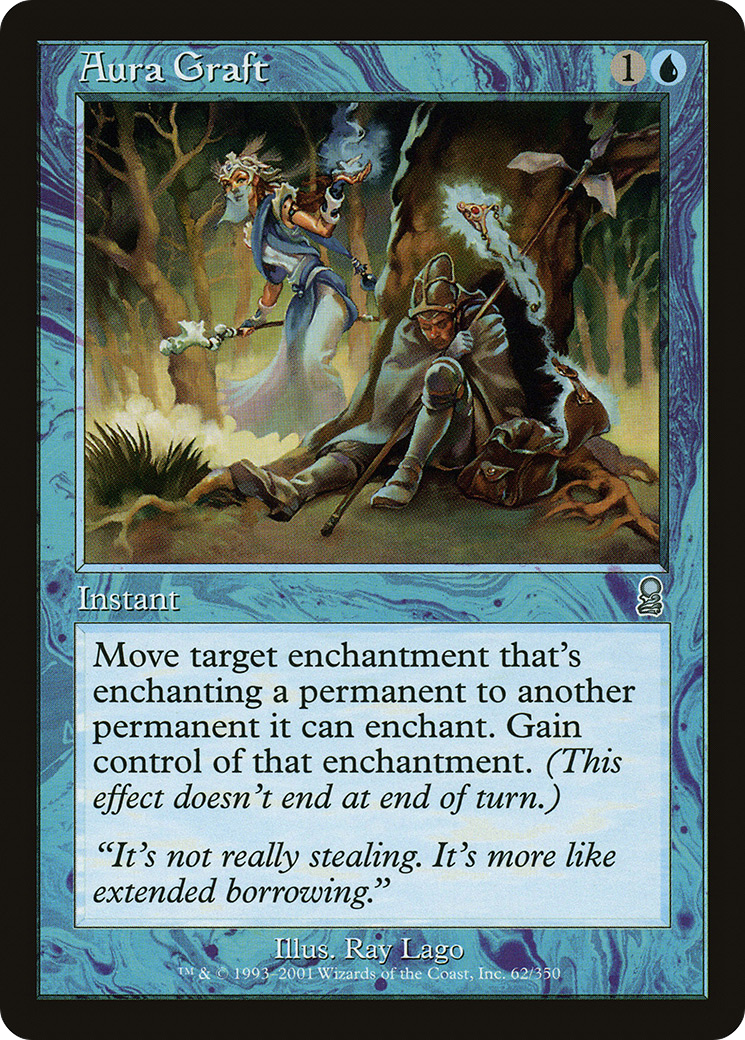 Aura Graft (ODY-062) [Odyssey] Foil MTG Single Wizards of the Coast