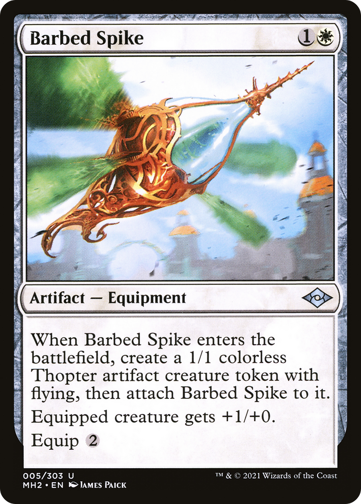 Barbed Spike (MH2-005) [Modern Horizons 2] Foil MTG Single Wizards of the Coast