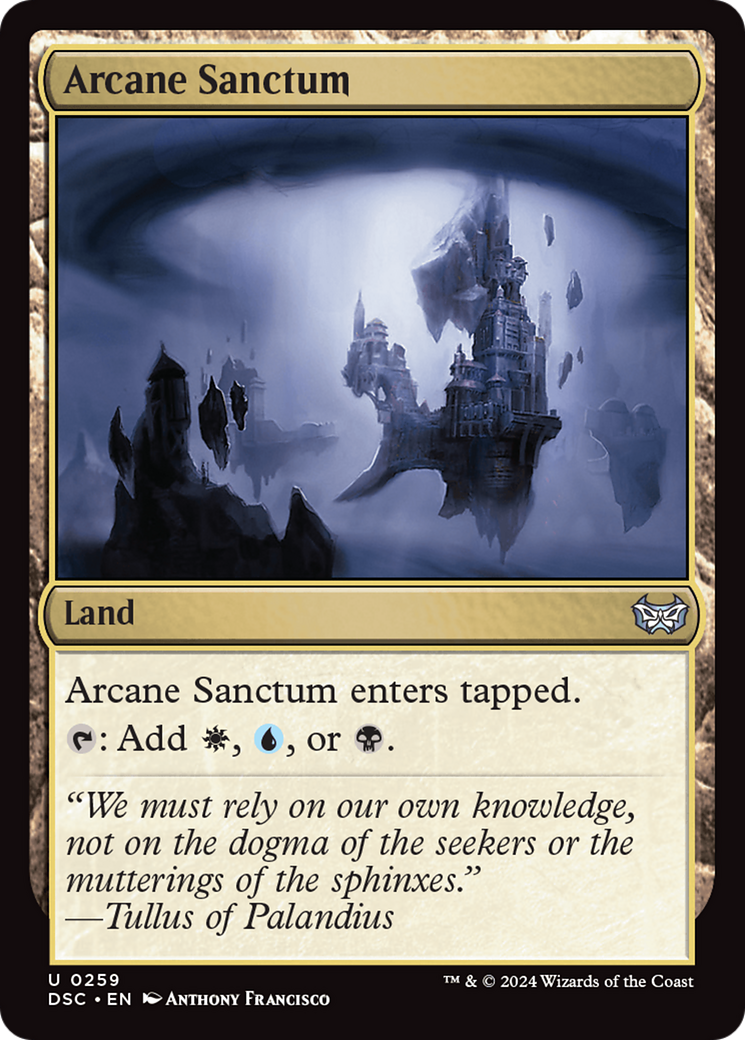 Arcane Sanctum (DSC-259) [Duskmourn: House of Horror Commander] MTG Single Wizards of the Coast