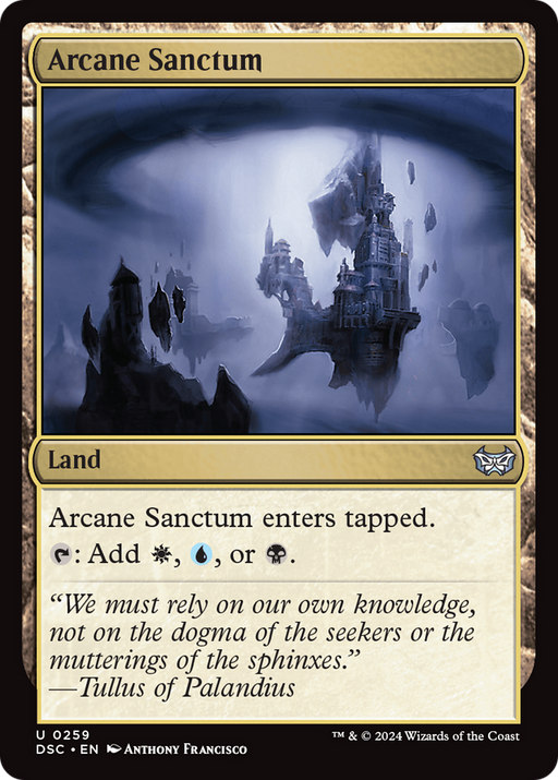 Arcane Sanctum (DSC-259) [Duskmourn: House of Horror Commander] MTG Single Wizards of the Coast
