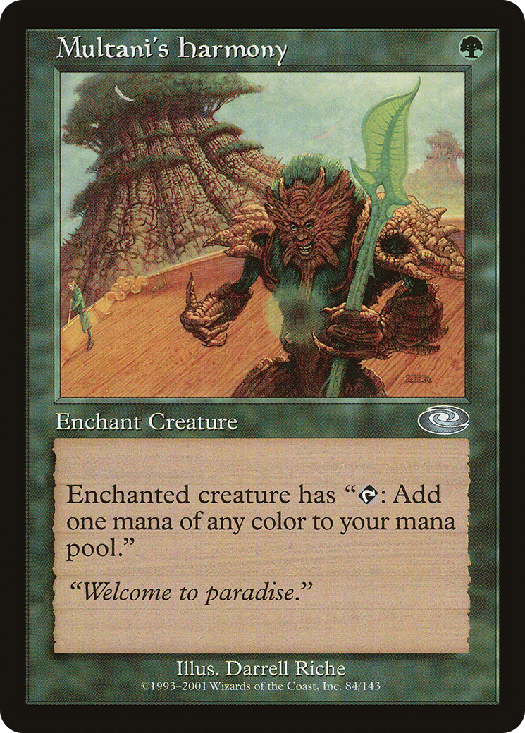 Multani's Harmony (PLS-084) [Planeshift] MTG Single Wizards of the Coast