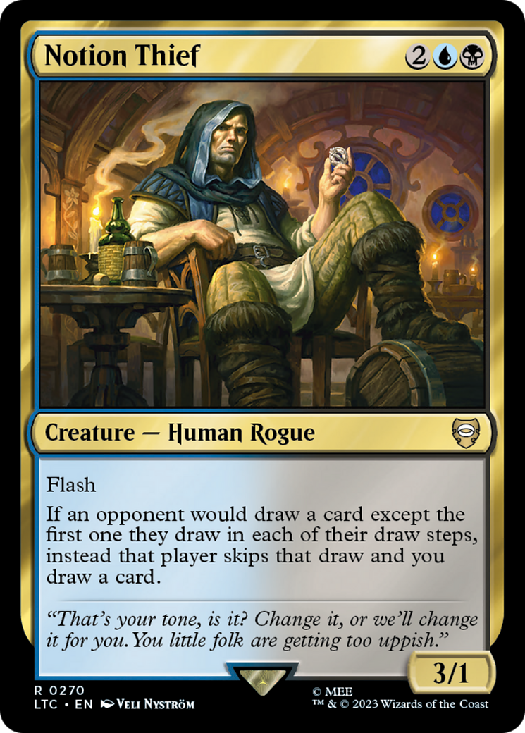 Notion Thief (LTC-270) [Tales of Middle-earth Commander] MTG Single Wizards of the Coast