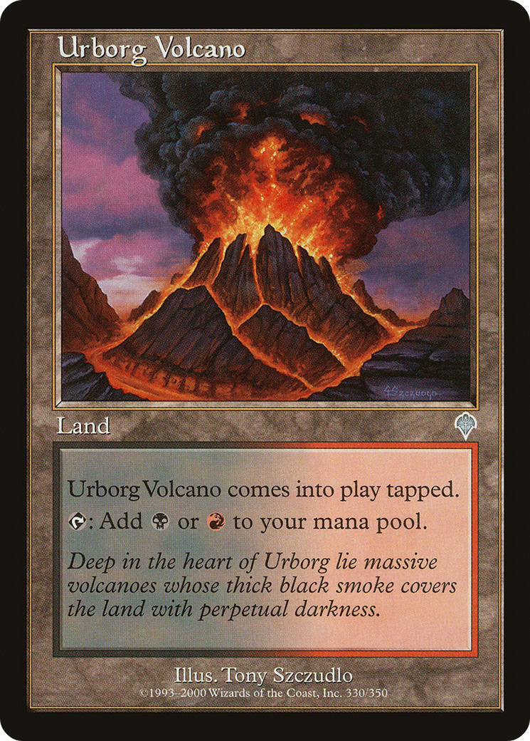 Urborg Volcano (INV-330) [Invasion] MTG Single Wizards of the Coast