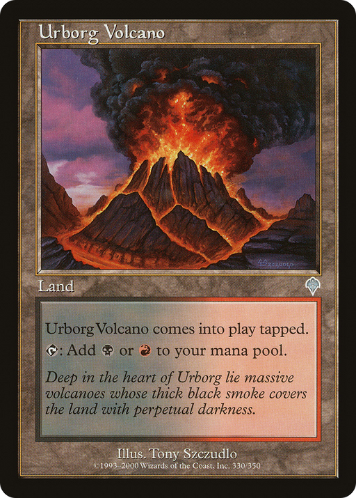 Urborg Volcano (INV-330) [Invasion] Foil MTG Single Wizards of the Coast