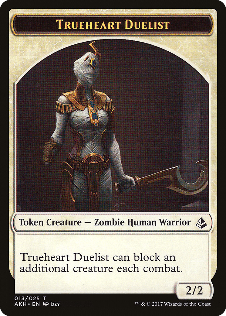 Trueheart Duelist (AKH-013) [Tokens] Amonkhet Tokens Foil MTG Single Wizards of the Coast
