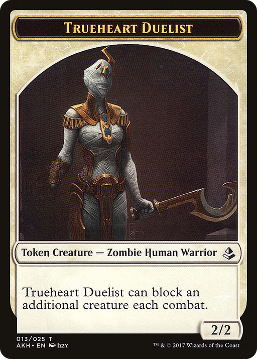 Trueheart Duelist (AKH-013) [Tokens] Amonkhet Tokens Foil MTG Single Wizards of the Coast