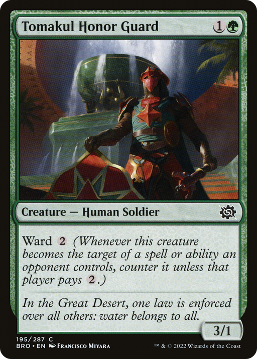 Tomakul Honor Guard (BRO-195) [The Brothers' War] MTG Single Wizards of the Coast