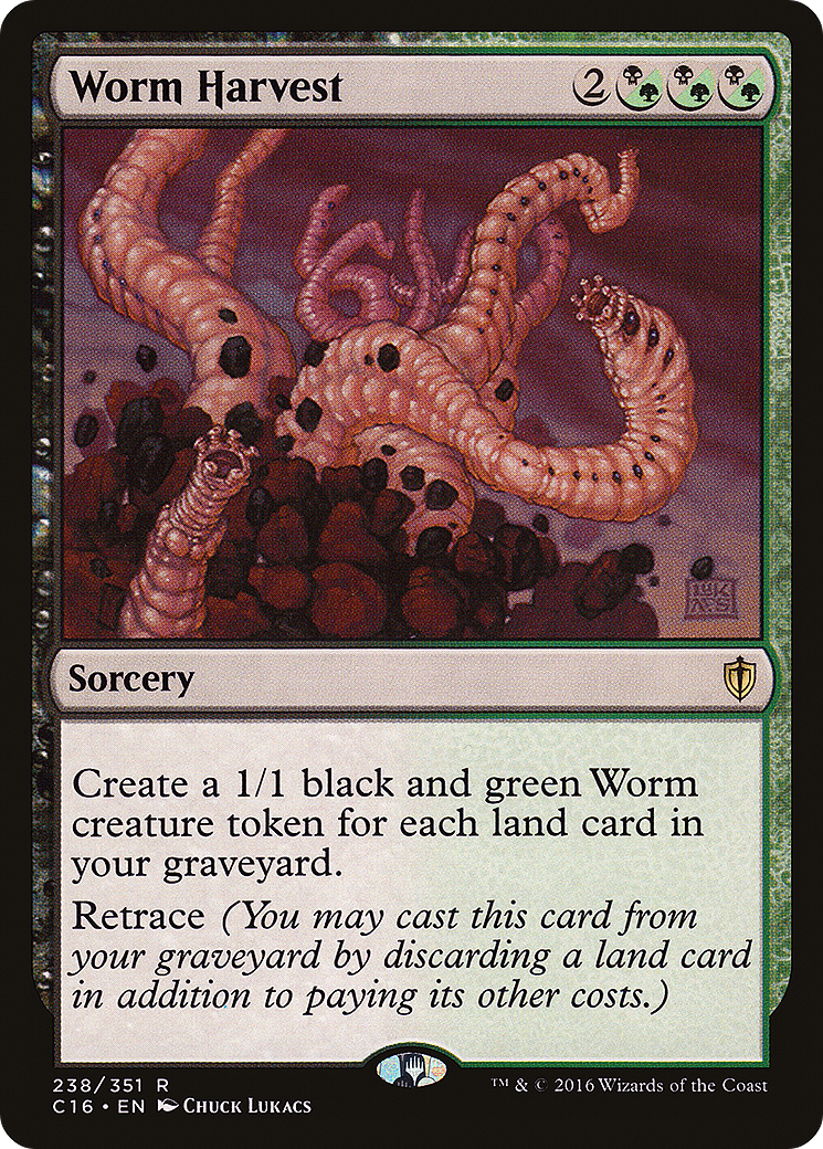 Worm Harvest (C16-238) [Commander 2016] MTG Single Wizards of the Coast