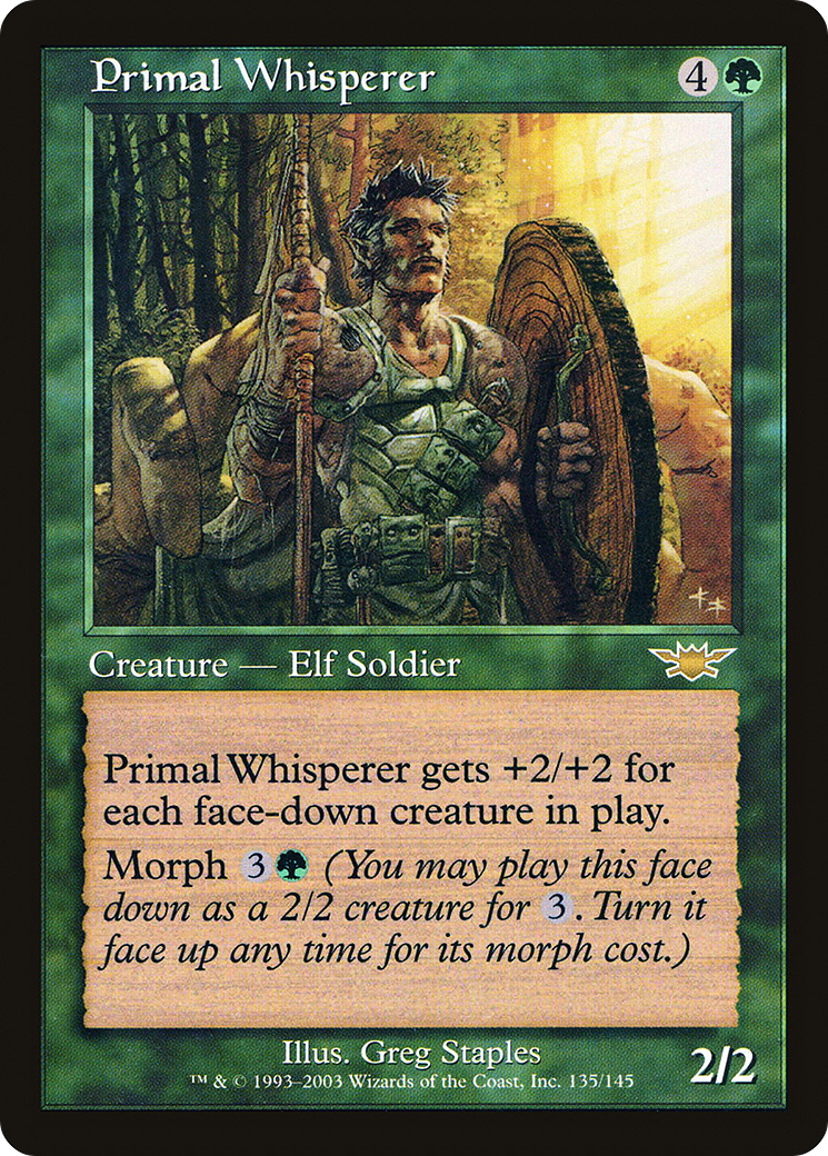 Primal Whisperer (LGN-135) [Legions] Foil MTG Single Wizards of the Coast