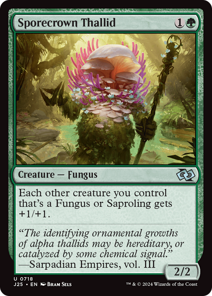 Sporecrown Thallid (J25-718) [Foundations Jumpstart] MTG Single Wizards of the Coast