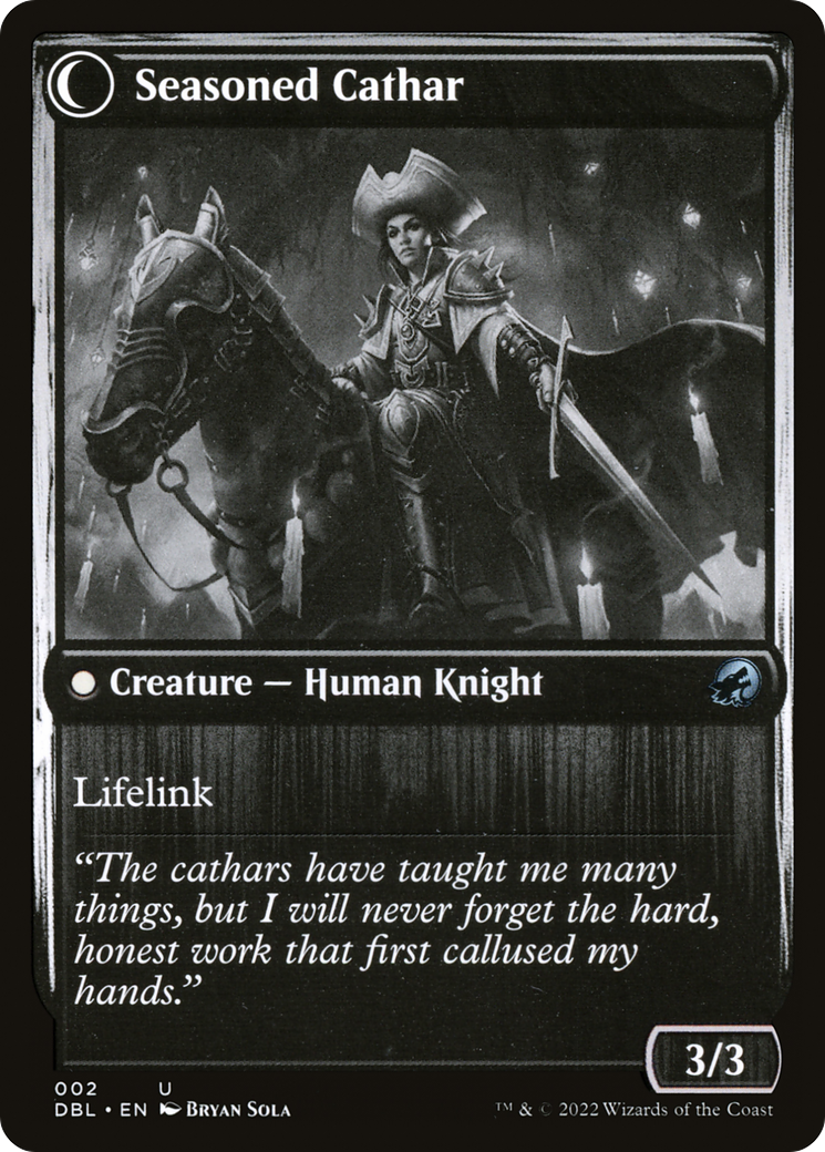 Ambitious Farmhand // Seasoned Cathar (DBL-002) [Innistrad: Double Feature] MTG Single Wizards of the Coast