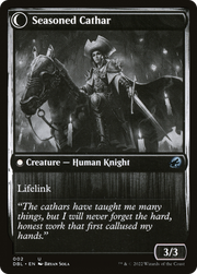 Ambitious Farmhand // Seasoned Cathar (DBL-002) [Innistrad: Double Feature] Foil MTG Single Wizards of the Coast