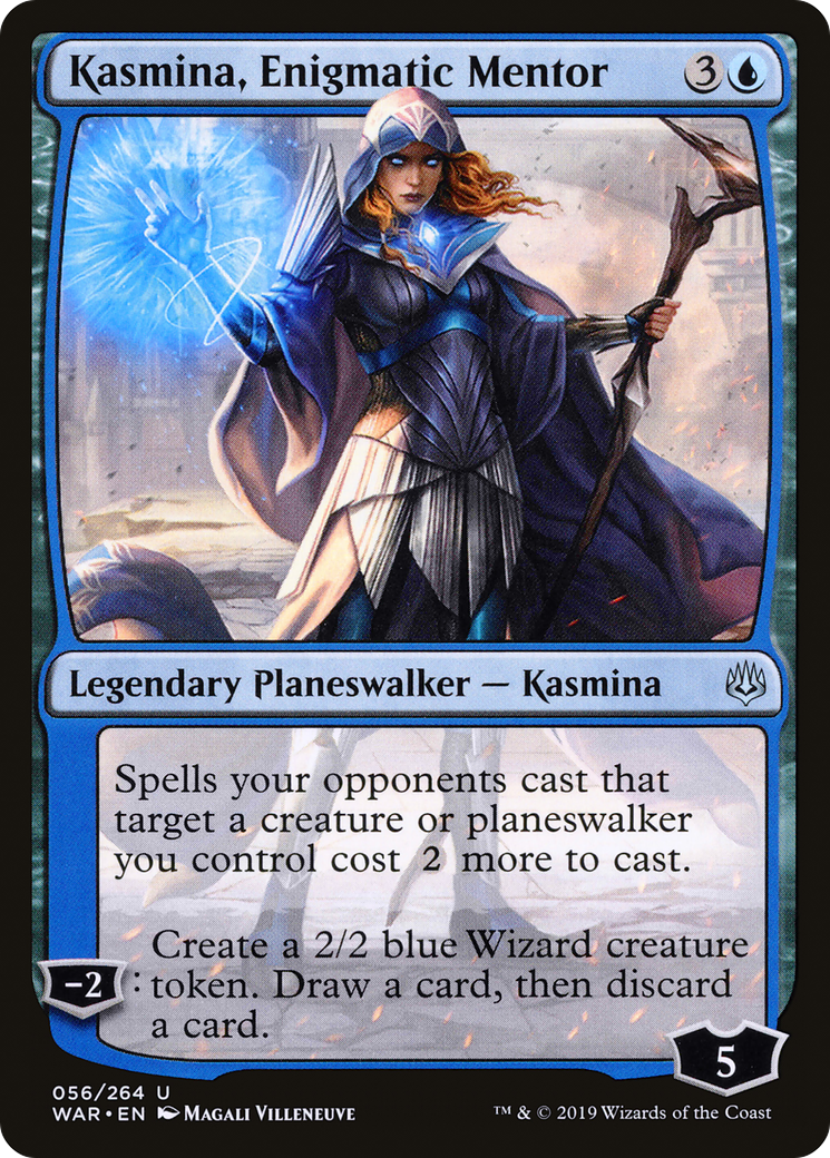 Kasmina, Enigmatic Mentor (WAR-056) [War of the Spark] Foil MTG Single Wizards of the Coast