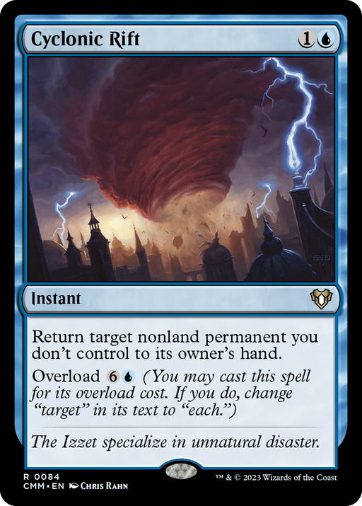 Cyclonic Rift (CMM-084) [Commander Masters] MTG Single Wizards of the Coast