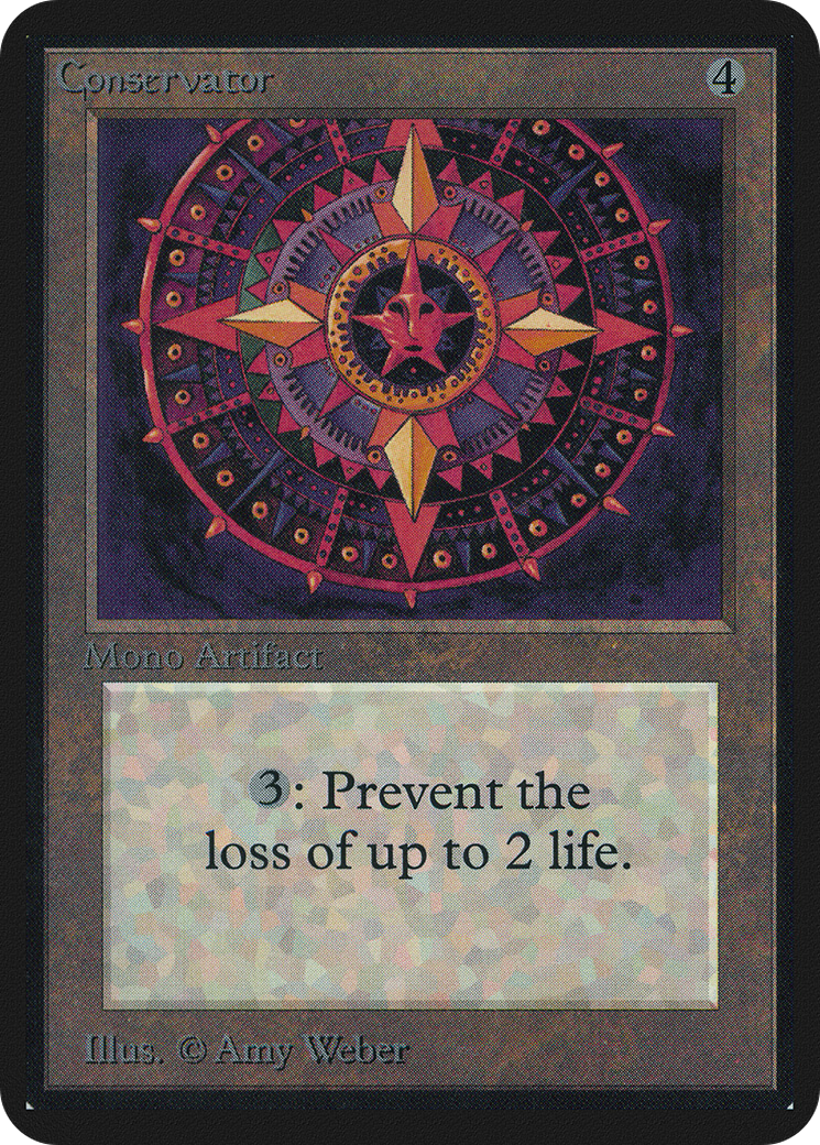 Conservator (LEA-) [Oldschool] Limited Edition Alpha MTG Single Wizards of the Coast