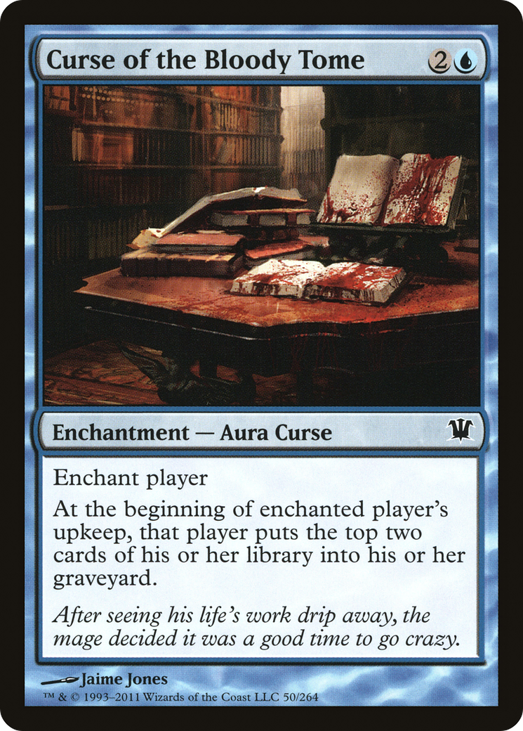 Curse of the Bloody Tome (ISD-050) [Innistrad] Foil MTG Single Wizards of the Coast