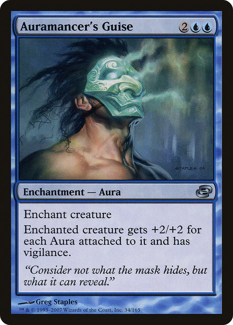 Auramancer's Guise (PLC-034) [Planar Chaos] Foil MTG Single Wizards of the Coast