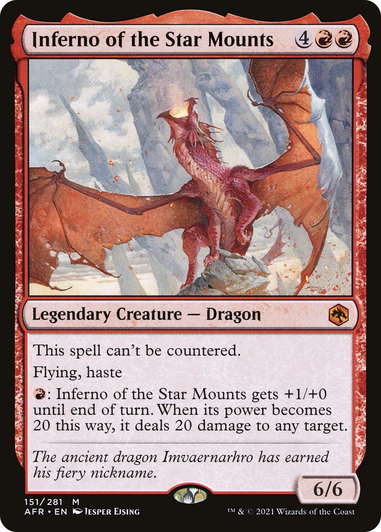 Inferno of the Star Mounts [Dungeons & Dragons: Adventures in the Forgotten Realms] MTG Single Magic: The Gathering