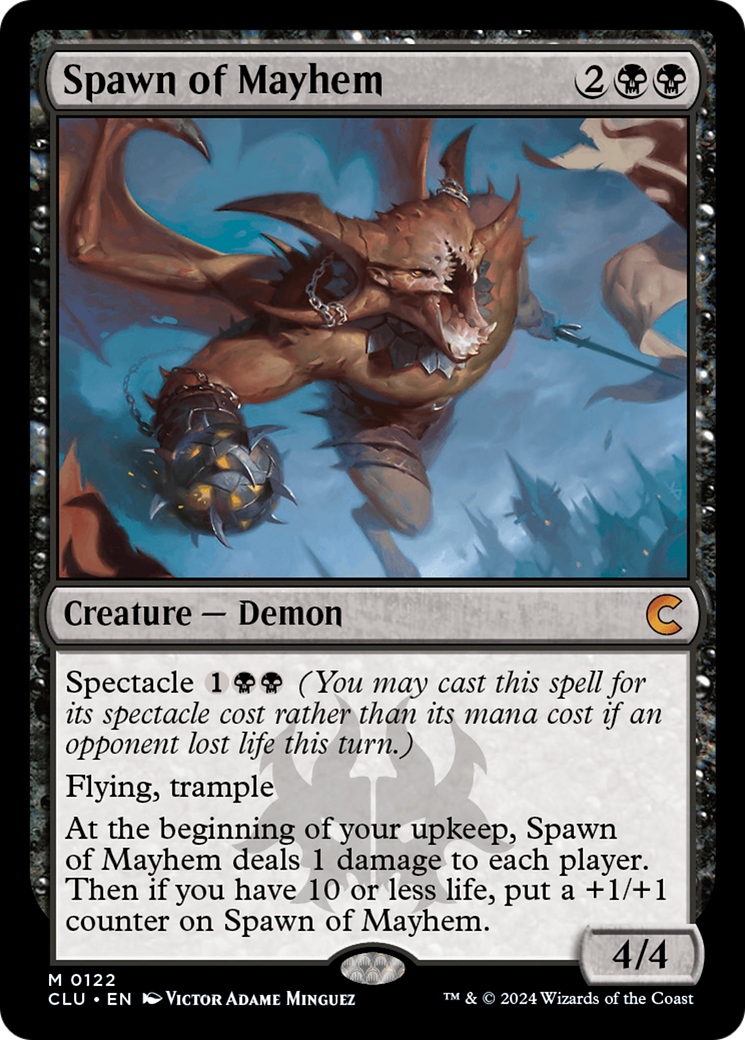 Spawn of Mayhem (CLU-122) [Ravnica: Clue Edition] MTG Single Wizards of the Coast