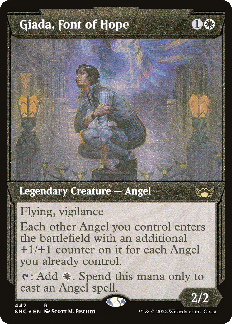 Giada, Font of Hope (Foil Etched) (SNC-442) [Streets of New Capenna] (Showcase) Foil MTG Single Wizards of the Coast