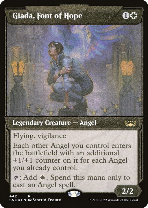 Giada, Font of Hope (Foil Etched) (SNC-442) [Streets of New Capenna] (Showcase) Foil MTG Single Wizards of the Coast