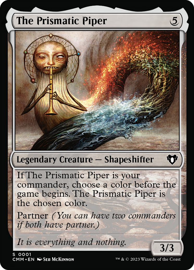The Prismatic Piper (CMM-001) [Commander Masters] MTG Single Wizards of the Coast
