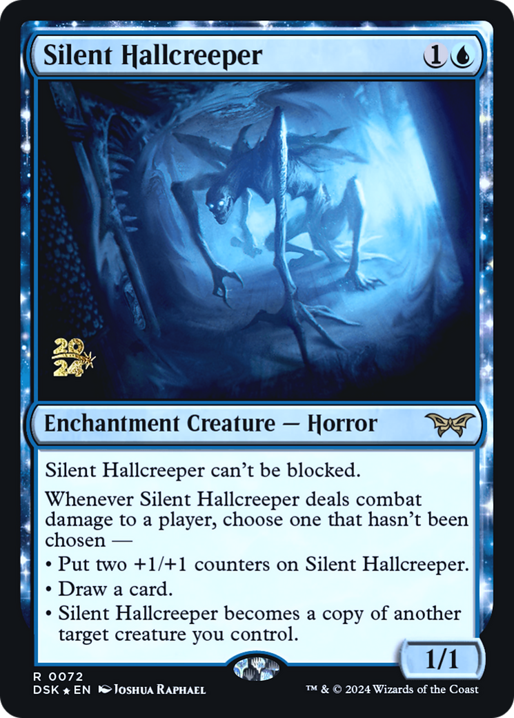 Silent Hallcreeper (PRE-072) [Duskmourn: House of Horror Promos] Foil MTG Single Wizards of the Coast