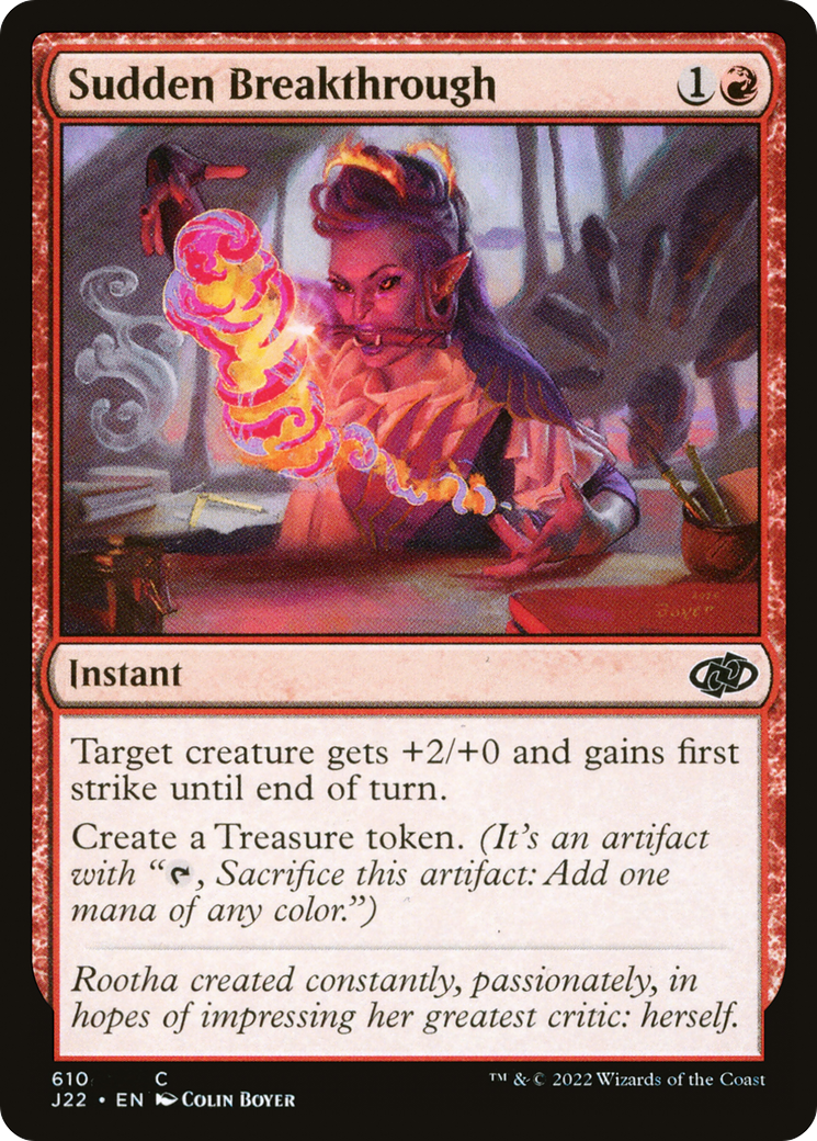 Sudden Breakthrough (J22-610) [Jumpstart 2022] MTG Single Wizards of the Coast