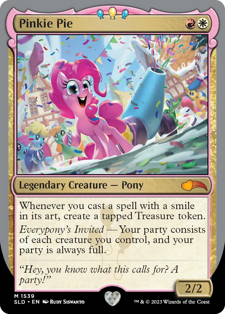 Pinkie Pie (SLD-1539) [Secret Lair] Drop MTG Single Wizards of the Coast