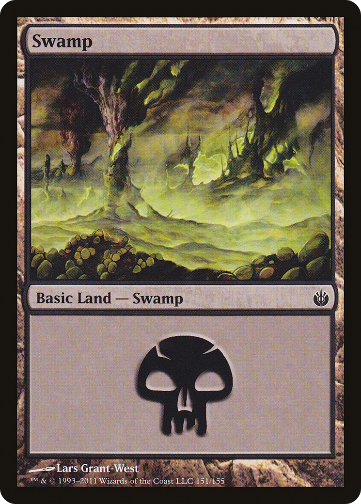 Swamp (MBS-151) [Mirrodin Besieged] MTG Single Wizards of the Coast