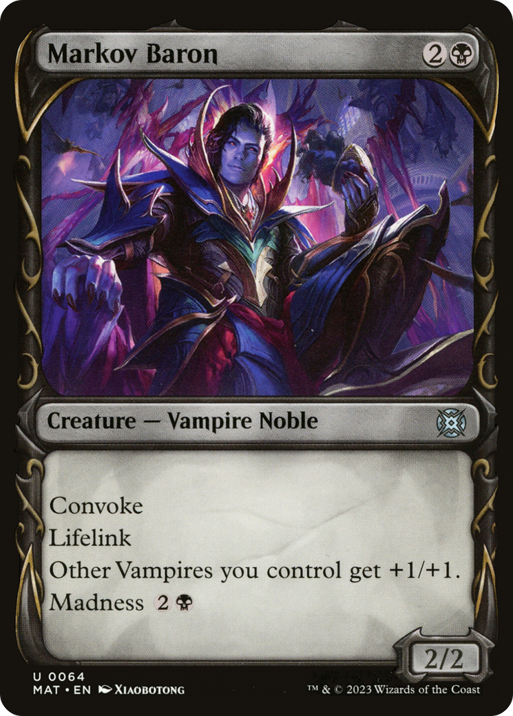 Markov Baron (MAT-064) [March of the Machine: The Aftermath] (Showcase) MTG Single Wizards of the Coast