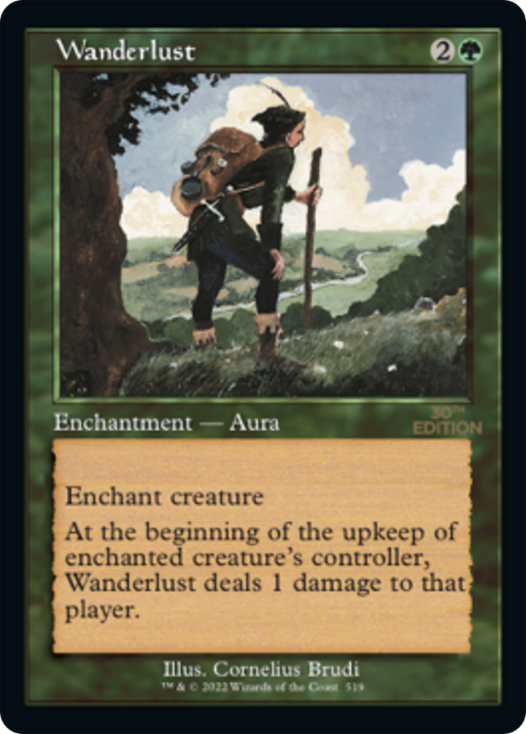 Wanderlust (30A-519) [30th Anniversary Edition] MTG Single Wizards of the Coast