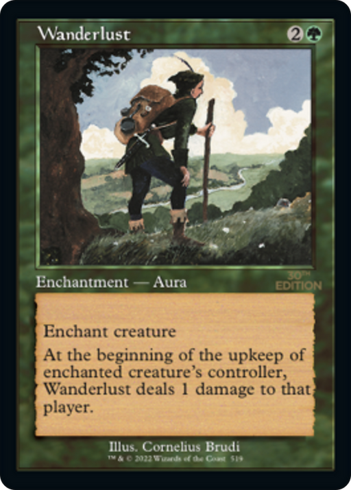 Wanderlust (30A-519) [30th Anniversary Edition] MTG Single Wizards of the Coast