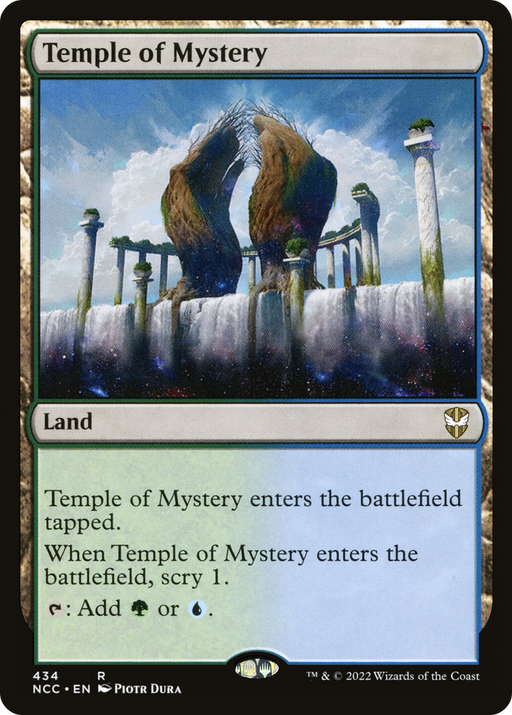 Temple of Mystery (NCC-434) [New Capenna Commander] MTG Single Wizards of the Coast