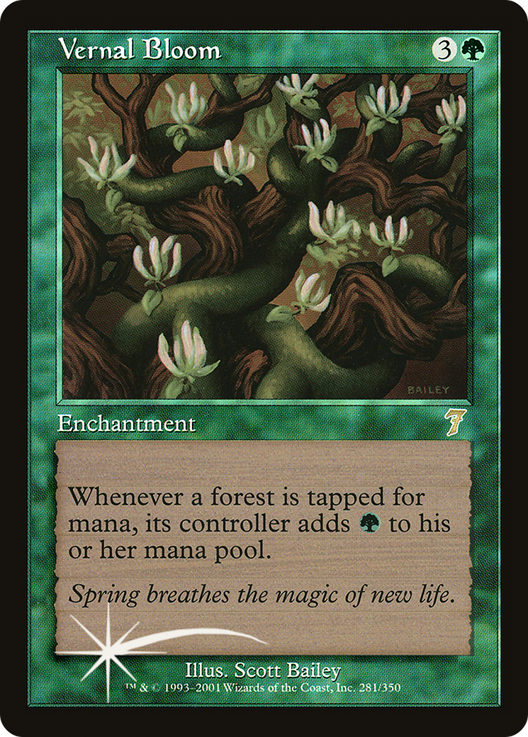 Vernal Bloom (7ED-281) [7th Edition] Foil MTG Single Wizards of the Coast