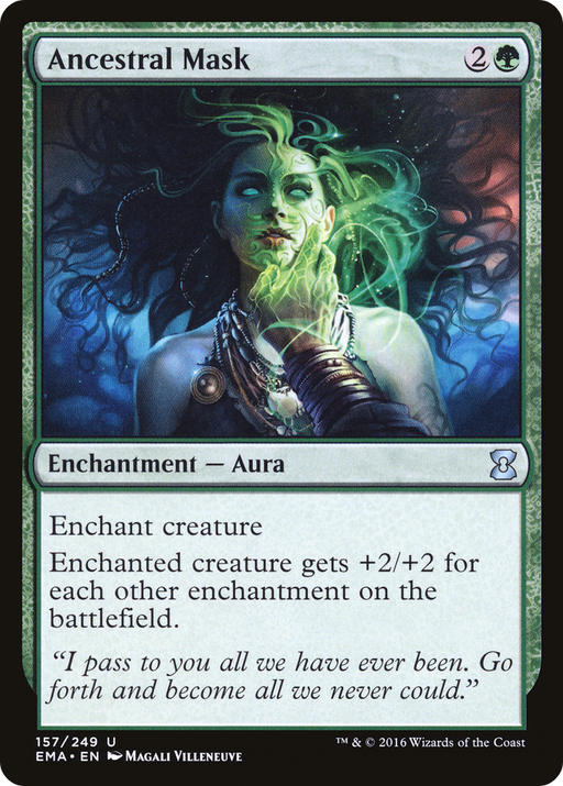 Ancestral Mask (EMA-157) [Eternal Masters] Foil MTG Single Wizards of the Coast