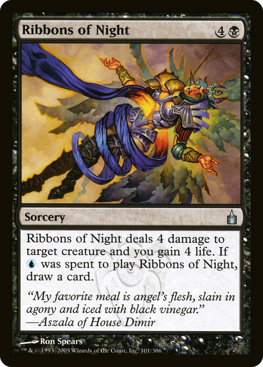 Ribbons of Night (RAV-101) [Ravnica: City of Guilds] Foil MTG Single Wizards of the Coast